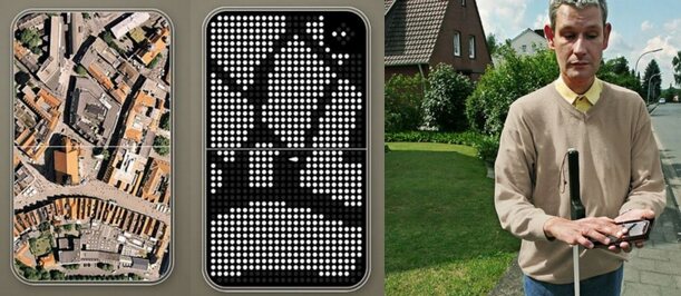 觸摸地球！盲人專(zhuān)用電子地圖