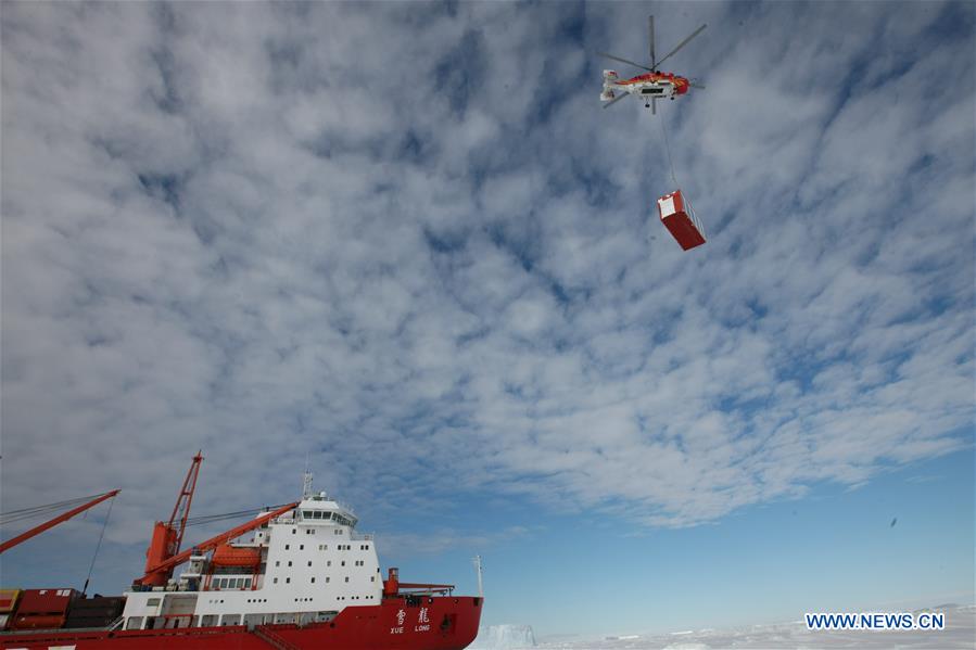ANTARCTICA-XUELONG-EXPEDITION-ZHONGSHAN STATION