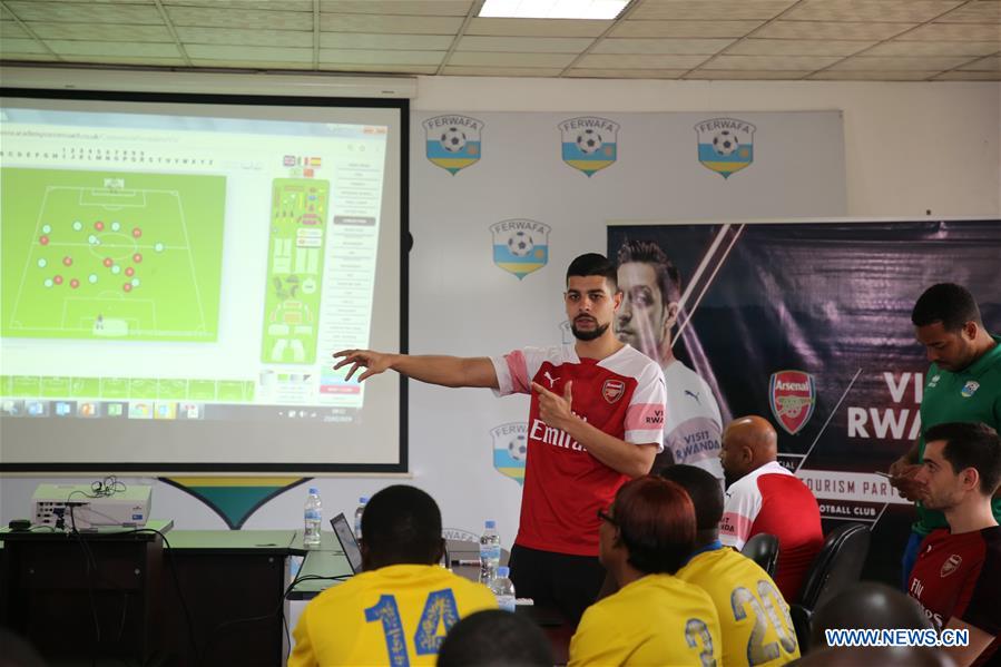 RWANDA-KIGALI-ARSENAL-COACHING