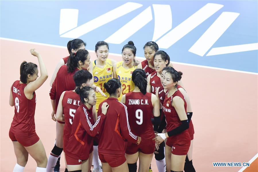 (SP)CHINA-NINGBO-VOLLEYBALL-FIVB NATIONS LEAGUE-CHN VS GER (CN)