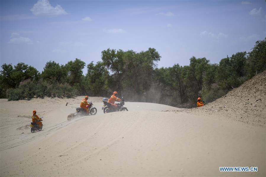 CHINA-XINJIANG-YULI-FOREST GUARD(CN)