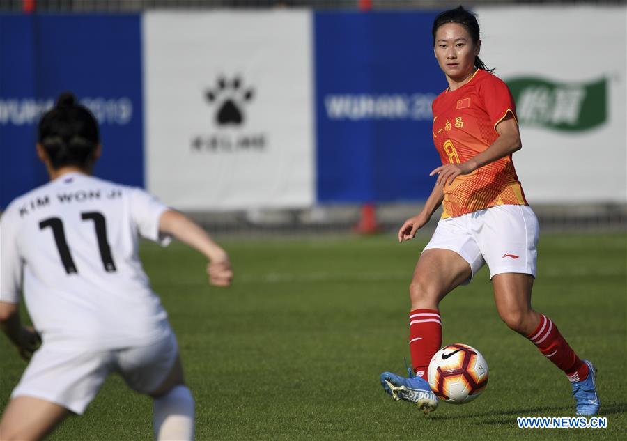 (SP)CHINA-WUHAN-7TH MILITARY WORLD GAMES-FOOTBALL
