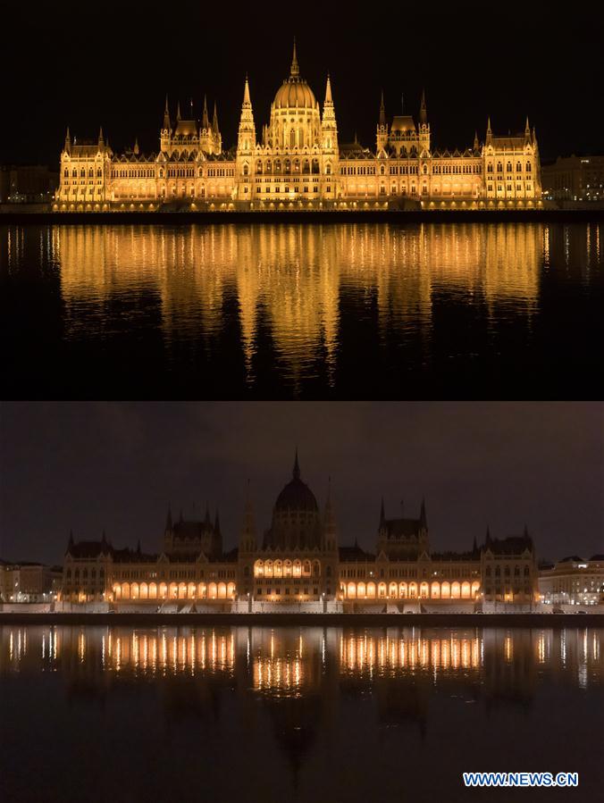 HUNGARY-BUDAPEST-EARTH HOUR