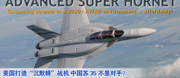 美國打造&ldquo;沉默蜂&rdquo;戰(zhàn)機(jī) 中國蘇35不是對手？