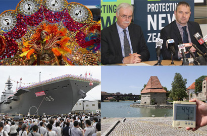 一周國際掃描：日本&ldquo;出云&rdquo;號下水 或再建準(zhǔn)航母