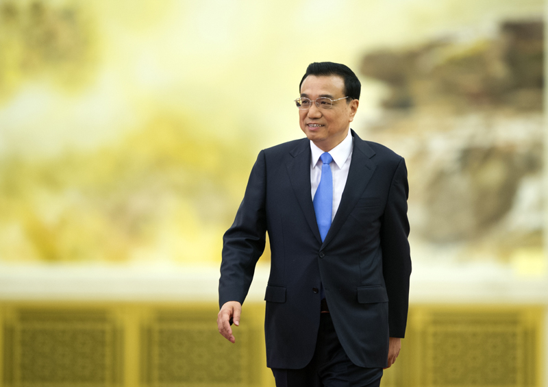 3月15日，國(guó)務(wù)院總理李克強(qiáng)在北京人民大會(huì)堂與中外記者見(jiàn)面，并回答記者提問(wèn)。新華社記者 謝環(huán)馳 攝