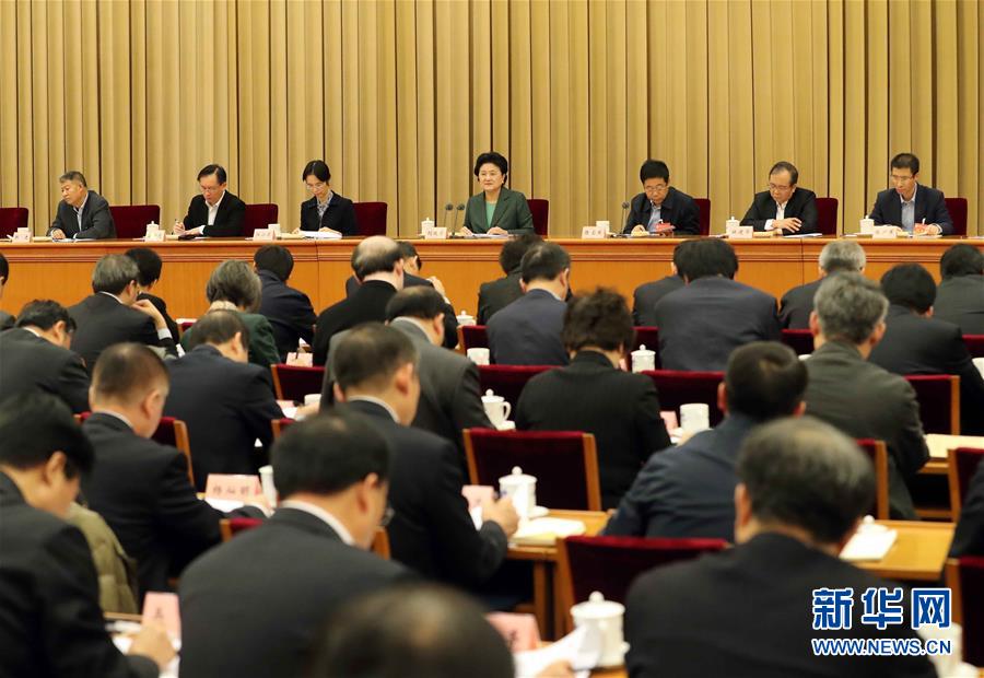 12月9日，中共中央政治局委員、國務院副總理劉延東在北京出席教育部直屬高校工作咨詢委員會第26次全體會議并講話。 新華社記者劉衛(wèi)兵攝