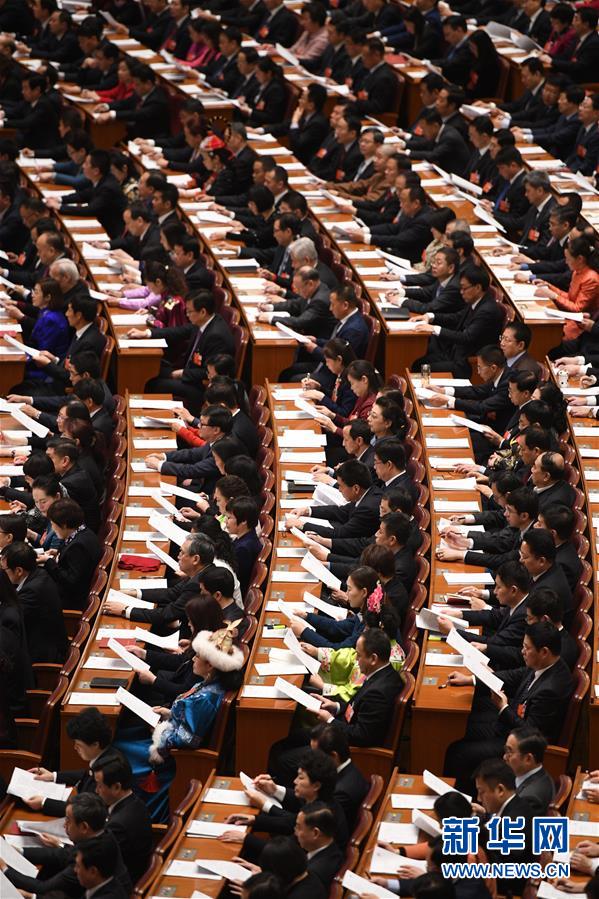 （兩會(huì)&middot;XHDW）（2）十三屆全國(guó)人大一次會(huì)議舉行第二次全體會(huì)議 
