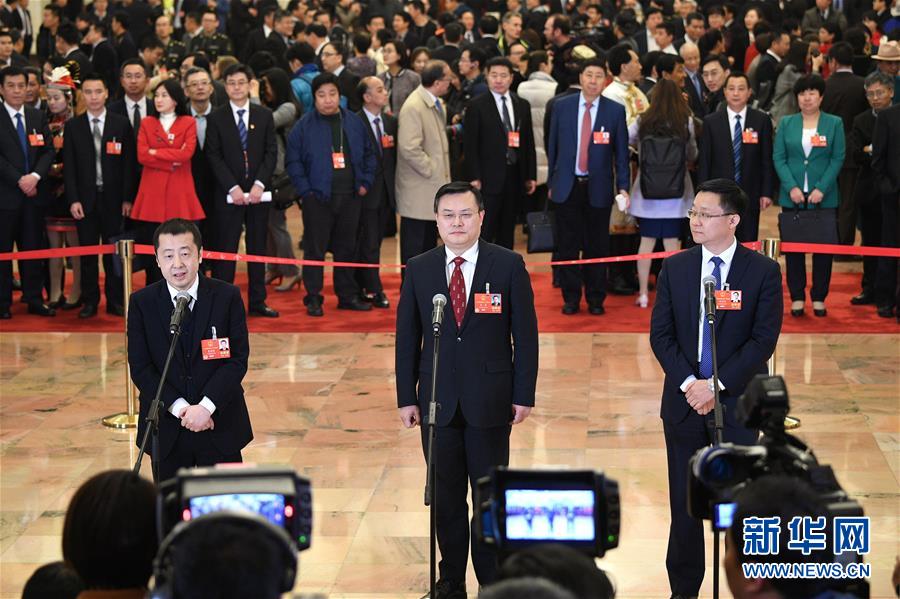 （兩會(huì)&middot;XHDW）（8）全國(guó)人大代表接受采訪