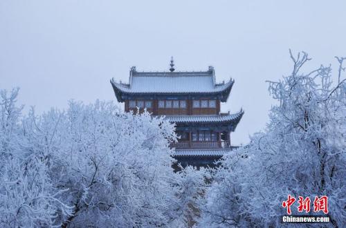 資料圖：小寒時節(jié)，甘肅嘉峪關(guān)市迎來了一場大雪。師永紅 攝