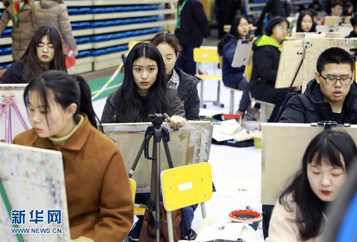 (社會)(7)北影藝考拉開帷幕 美術學院報考人數增幅最大