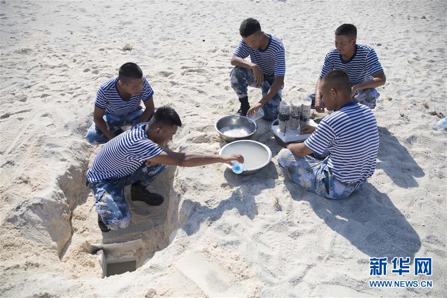 （壯麗70年&middot;奮斗新時代&middot;新華全媒頭條&middot;圖文互動）（8）&ldquo;你在我的航程上，我在你的視線里&rdquo;&mdash;&mdash;走進海軍西沙中建島官兵的五彩世界