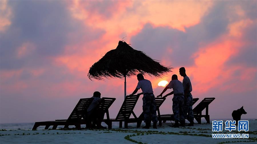 （壯麗70年&middot;奮斗新時代&middot;新華全媒頭條&middot;圖文互動）（9）&ldquo;你在我的航程上，我在你的視線里&rdquo;&mdash;&mdash;走進海軍西沙中建島官兵的五彩世界