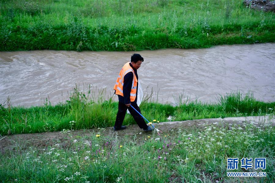（圖文互動）（1）青海互助：送走污水，迎來碧波