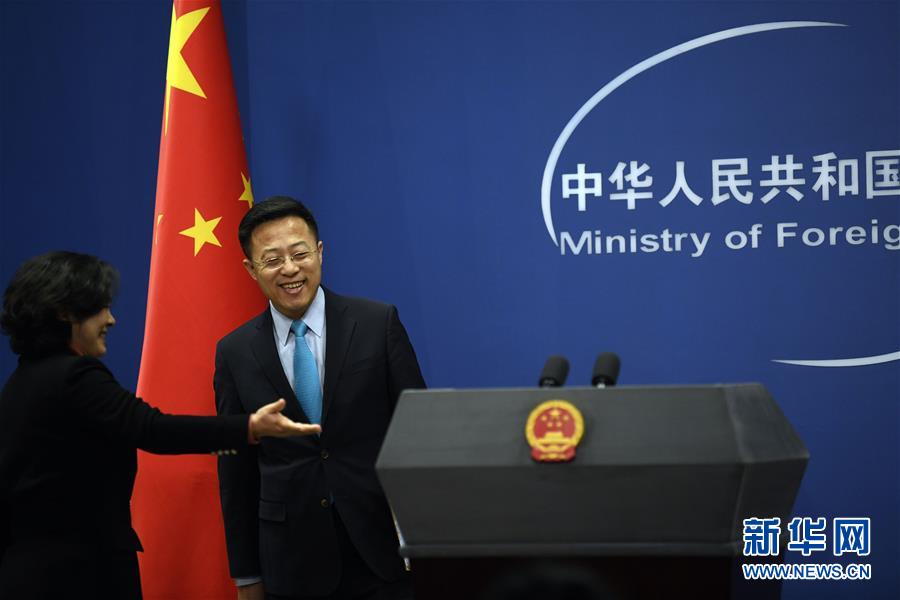 (圖文互動)新任外交部發(fā)言人趙立堅亮相