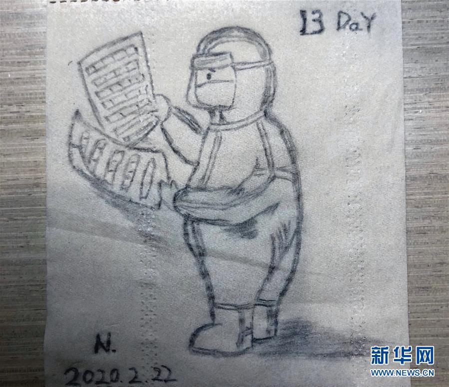 （聚焦疫情防控&middot;圖文互動(dòng)）（5）&ldquo;畫&rdquo;淺情深：一線護(hù)士手繪戰(zhàn)&ldquo;疫&rdquo;點(diǎn)滴