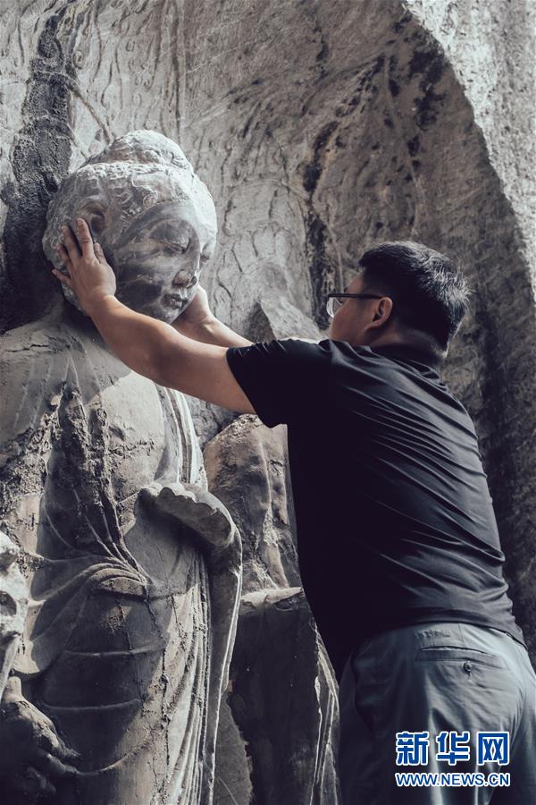 （圖文互動(dòng)）（2）合體了，龍門(mén)石窟流散佛首首次實(shí)現(xiàn)&ldquo;數(shù)字復(fù)位&rdquo;