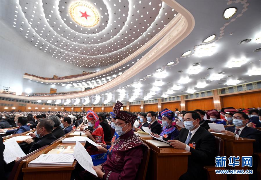 （兩會(huì)&middot;人大開幕&middot;XHDW）（13）十三屆全國(guó)人大三次會(huì)議在京開幕