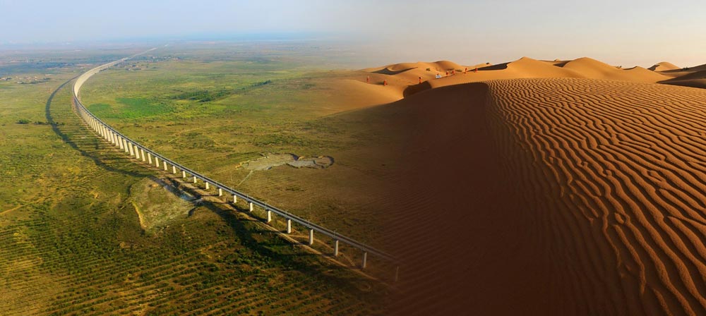【高清圖集】&ldquo;昨日荒沙地，今日聚寶盆&rdquo;