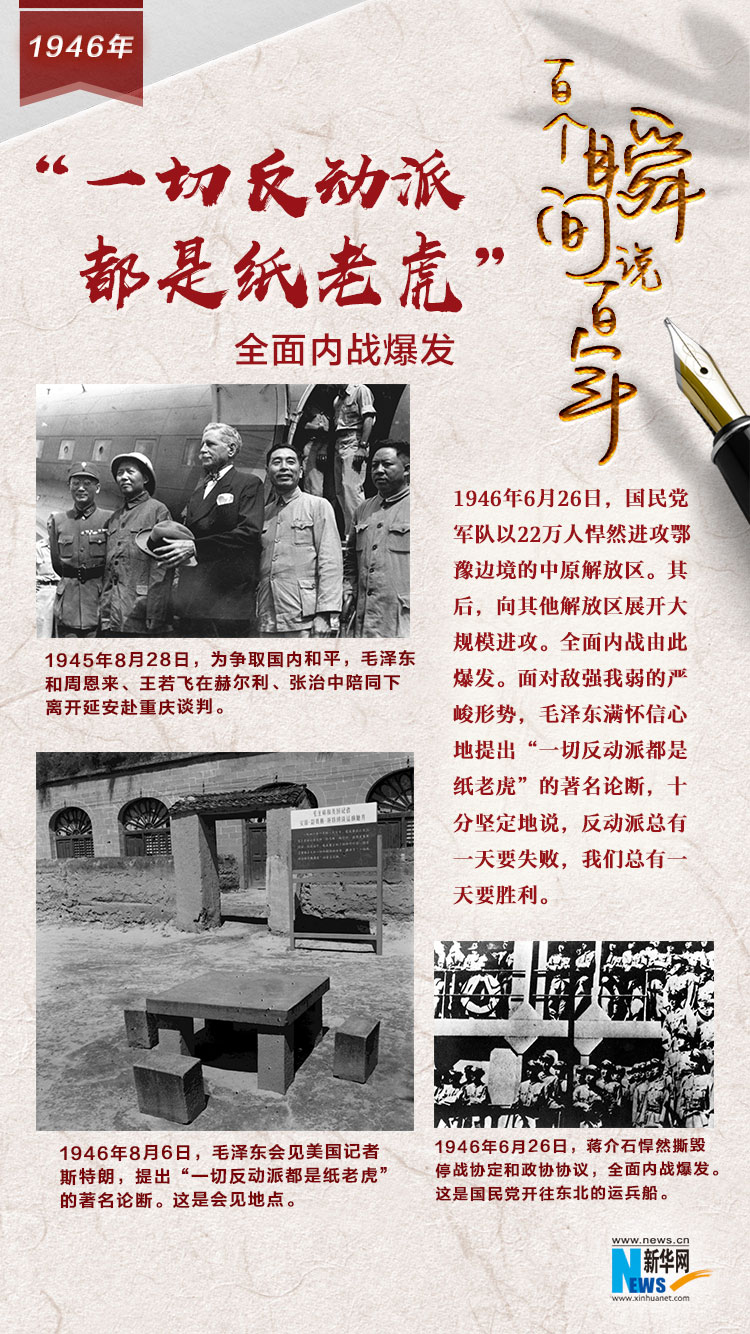 1946，&ldquo;一切反動派都是紙老虎&rdquo;