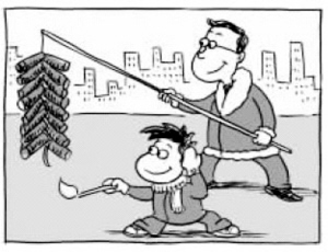 春節(jié)若遇霧霾，煙花怎么放？