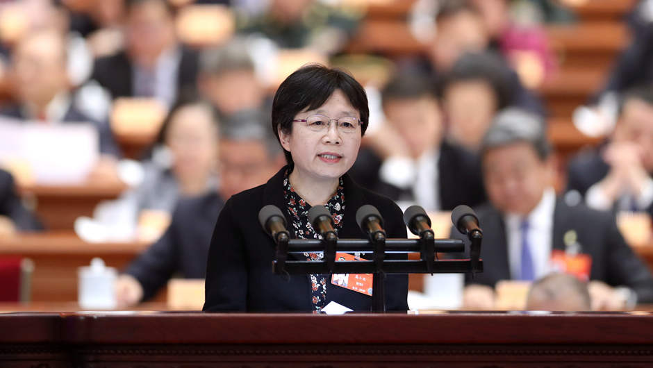 民革中央副主席、上海市委會主委，上海市人大常委會副主任 高小玫