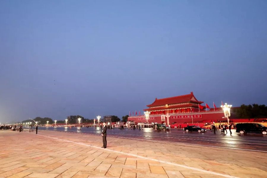 這就是今天早上的北京！