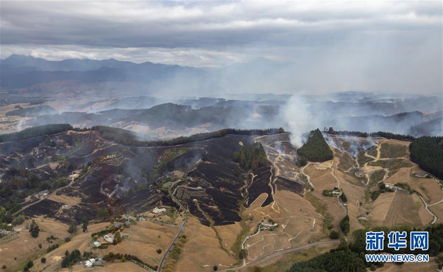 (國(guó)際)(9)新西蘭南島山火持續(xù)