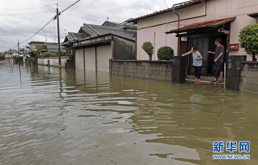 (國(guó)際)(1)日本九州地區(qū)暴雨已致55人死亡