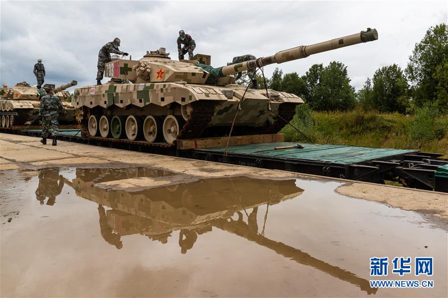 （國際）（3）我軍赴俄參加&ldquo;國際軍事比賽-2020&rdquo;裝備運(yùn)抵比賽場地