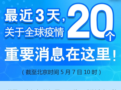 【圖解】最近3天，關(guān)于全球疫情20個(gè)重要消息在這里！